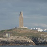 We zien de Torre de Hercules weer bij La Coruña
